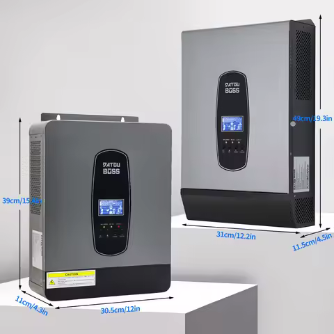 DATOUBOSS Solar Hybrid Inverter 12kW, 8kW 10kW Single Phase/3 Phase Power Charger Inverter System