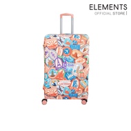 ELEMENTS Waterproof Nylon Luggage Cover Easy To Carry Foldable Roll Remove And Wear. 28 Inches Stamp