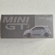 Mini GT LB-Works x Abas Works Abarth 595 Grey