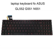 Replacement keyboards GL552 backlit keyboard for ASUS ROG GL552 GL752 UK PO Portuguese black 0KN0 RZ