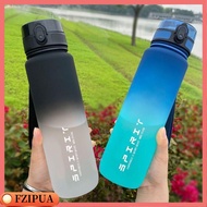 FZIPUA กันรั่วซึม ขวดน้ำกีฬา BPA Free 650/100มล. ขวดเครื่องดื่มมีน้ำค้างแข็ง กีฬานอกสถานที่ น้ำหนักเบามาก กาต้มน้ำสำหรับเดินทาง