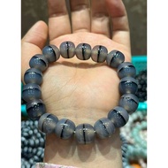 Natural Cinnabar First Line Medicine Master Agate Old-Shaped Barrel Beads Dzi Beads Buddhist Beads B