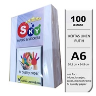 230 gram A6 linen cardboard paper contains 100 sheets Skyprint