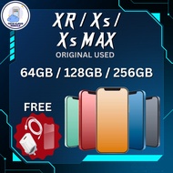 【100% ORIGINAL USED】xr / xs / xsm (64GB / 128GB / 256GB / 512GB) 〚FREE SHIPPING〛
