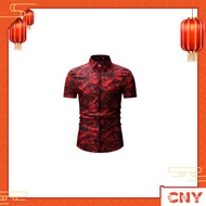 Kemeja Batik Lelaki Kemeja Bunga Shirt Batik Code-54
