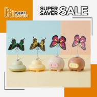 HOME HAVEN Mainan Kucing Cat Toy Teaser Wand Electronic Butterfly Automatic Rotation Keeps Cats Acti