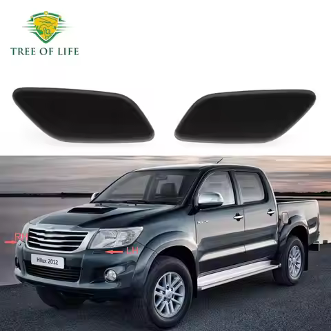 85045-0K130 85044-0K130 Front Bumper Headlight Washer Spray Nozzle Jet Cover Cap For Toyota Hilux 20
