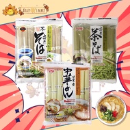 (3 FLAVOUR) Hime Japanese RAMEN Noodles, Buckwheat Soba Noodles, Green Tea Soba Noodles