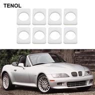 [TENOL] 8Pcs Seat Bushings Kit 52107137499 White Accessory Sturdy for BMW E37 E38