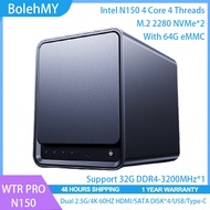 Aoostar WTR PRO Intel N150 Mini PC DDR4+ 3200Mhz with 64GB eMMC 4K 60HZ HDMI USB3.0 TYPE C Dual 2.5G
