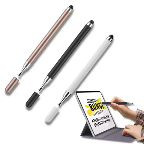 YOUTRADE Dual-Tip Stylus Pen | 2-in-1 Disc & Silicone Head for Phone/Tablet | Palm Rejection & Preci