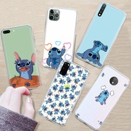 113RR Lovely Stitch Case Compatible for Samsung A04 A04S A14 A23 A34 A54 A52 A72 Cover