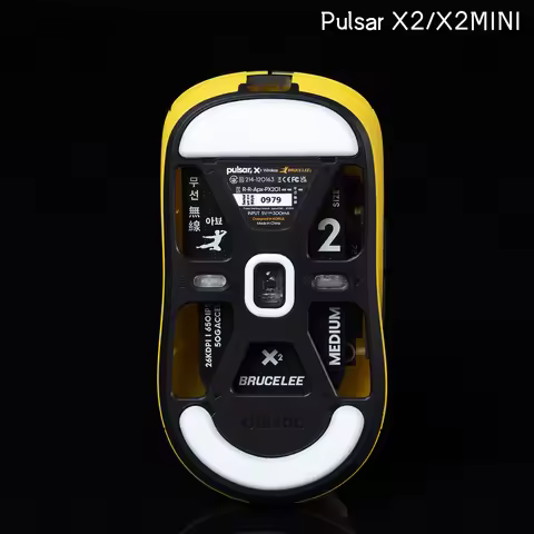 TBTL Mouse Feet Skates for Pulsar X2 X2mini V2 X2H, Rounded Curved Edges Flawless Gaming Smooth Mous