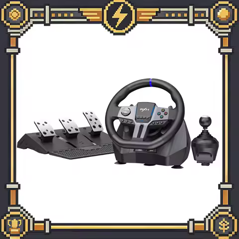 PXN V900 GEN2 Gaming Steering Wheel Driving Racing Simulator 270°/900° Rotation For PC Switch PS3 PS
