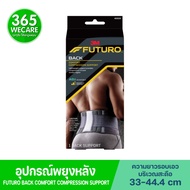 FUTURO Deluxe Back Support 46819 Black Compact Model
