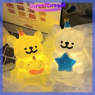 SD Cute Cartoon Night Light with Clap Switch 3 Light Modes Perfect Gift Creative Toy