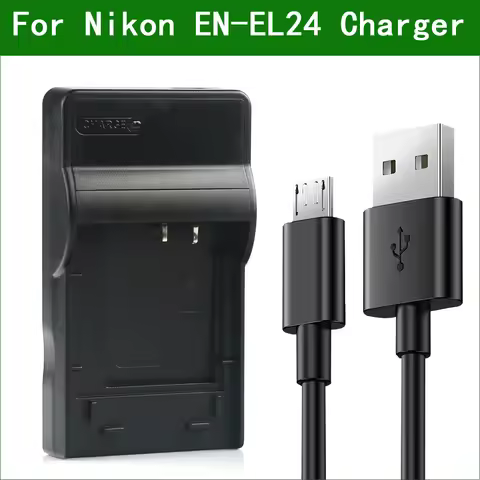 EN-EL24 ENEL24 EN EL24 MH-31 Digital Camera Battery Charger For Nikon 1 J5 DL18-50 DL24-85 EN-EL24a