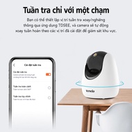 Tenda CP3/CP6 360 Degree Rotating Indoor Wifi Camera Super Sharp, 2-Way Talk, Anti-Theft Alarm - 24t