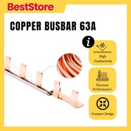 SSS Grade 60A MCB Busbar Single Phase Copper Bar 240V For MCB | ELCB | MAIN SWITCH Live Wire Link Co