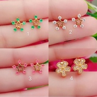 Latest model gold plated star earrings 88