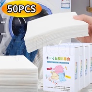 50Pcs Japanese Dye Proof Laundry Tablets / Laundry Anti-Cross Stain Absorbent Tablet / Sterilized Sc