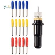 Cutting Blade Holder + 15pcs 30 degree 45 degree 60 degree Cutter Blade for