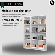 [160CM Tinggi] EE LIFE DESIGN Rak Buku 8/12 Kotak /8/12 Box Book Shelf Book Divider Cabinet with 8/1