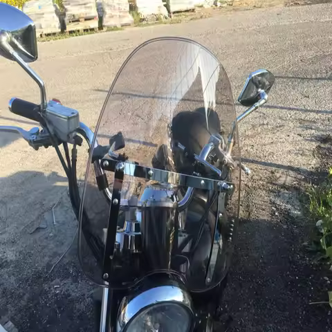 7/8" Or 1" Handlebars Windshield For 1982 - 2016 Honda Rebel 250 CM250 CMX250 Custom 125 CM125 CM CM