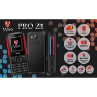 Vipro Z1 basic keypad phone dual sim/ camera/1 year warranty /mp3 & Battery