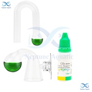 [Ready Stock] Co2 Indicator Drop Checker Glass Aquarium Co2 Detector Co2 Monitor for Aquascape