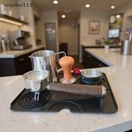 [lyi] Coffee Tamping Mat Silicone Non Slip Holder Pad Coffee Press Cushion Tool Coffee Accessory Tam