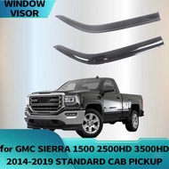 Suitable for GMC SIERRA 1535HD 14-19 STANDARD Rain Baffle Side Window Deflector Rain Eyebrow