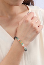 翡翠多寶手串 墨翠多寶手鍊 手鍊 活潑與內斂其實並不衝突