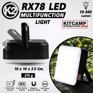 โคมไฟ K2 RX78 LED MULTIFUNCTION LIGHT 8000 mAhโคมไฟปรับแสง โคมดิจิตอล (ไม่ควรใช้สายแบบ Fast Charge)