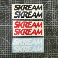 SKREAM BIKES LOGO CUTTING STICKER STIKER
