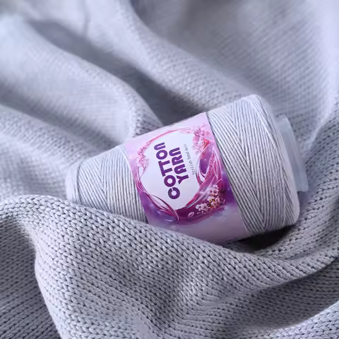 100% Cotton Yarn 100g/Roll Pure Cotton Yarn for Crochet Knitting Soft Natural Cotton Thread DIY Hand