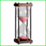 Hour Glass Retro Sand Timer Hour Glasses Ornament with Sand 60 Minutes Timer Decoration for Table Bo