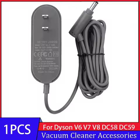 US EU Plug AC Adapter Charger For Dyson V6 V7 V8 DC58 DC59 DC61 DC62 SV03 SV04 SV05 SV06 Vacuum Clea