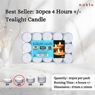 Piala Emas - Lilin Tealight Candle 100pcs– 2hour/4hrs/6hrs/8hrs Burn Time – Tea light Unscented