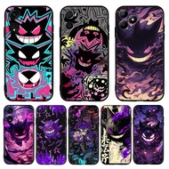 for OPPO R9 F1 Plus R9S Reno 2 2Z 2F 3 4 Pro 5 5F Lite 5K FH5 Anime Cartoon Gengar 9Y4 Fashion Black