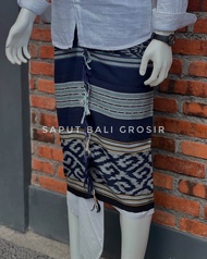 SAPUT BALI GROSIR -saput bali pria terbaru - tenun blanket-udeng-endek-kuning - saput anak laki-laki