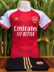 Arsenal 2023/24 ชุดกีฬาราคาถูกเหนือผ้า polyester เป็นชุด ( เสื้อพร้อมกางเกง )