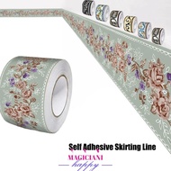 MAGICIAN1BH Skirting Line, 5 Meter Self Adhesive Wall Base, DIY Thickened Soft Anti-collision Decora