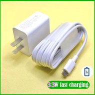 33W Fast Charger for OPPO F5 F7 F9 F9 Pro F11 F11 Pro A1K A5 A3S A7 A5S A12 A12E Usb Micro Interf Da
