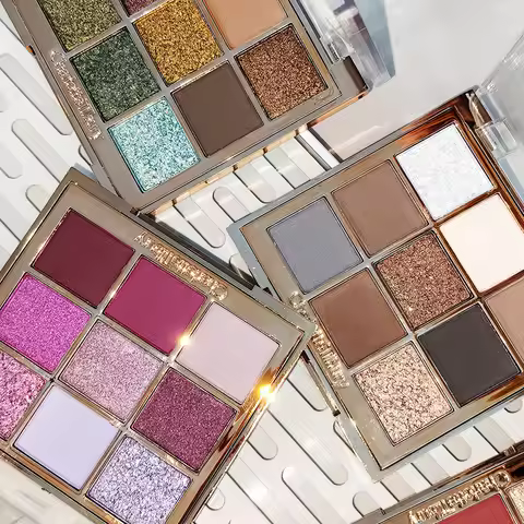 Charlotte Highgloss Repairing Gemstone Disc 7g & Multicolored Eye Shadow Cream Nature Easy To Color