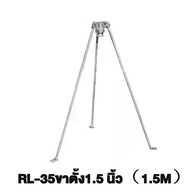 สปริงเกอร์เหล็ก หัวสปริงเกอร์ แบบตีน้ำ ฉีดน้ำระยะไกล เกลียวใน 1 นิ้ว 360°ปรับมุมซ้ายขวา หมุนรอบได้ R