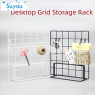 SUYOUPH Storage Rack, Metal with Base Display Rack, Creative Grid Grid Frame Jewelry Booth Rack For 