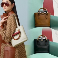 GUCCI GUCCI Bamboo Handbag Bamboo Tote Bag Exquisite Woman Handbag Casual Commuter Shoulder Bag Mess