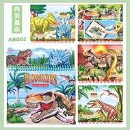 Dinosaur World Magic Water Drawing Book for Boys And Bé Gáis Reusable Coloring Book Safe Non-Toxic C