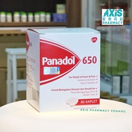 [READY STOCK] PANADOL 650MG GSK 80s Tablets Exp10/2027 (1 BOX) Paracetamol 650mg